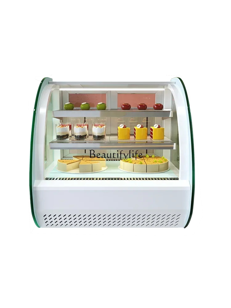 Refrigerated Display Cabinet Commercial Cooked Dessert Cabinet Air-Cooled Western Point Refrigerator Fruit Preservation Freezer