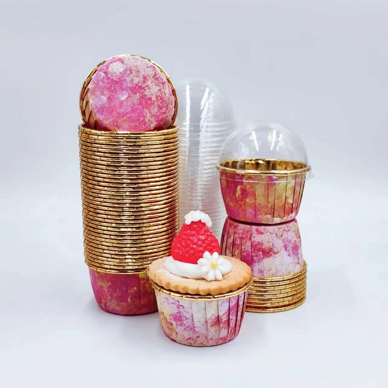 50pcs Baking Cups, Disposable Cupcake Cups, Cake Cup, Muffin Cups, Baking Tool, Perfect for Wedding and Birthday Party