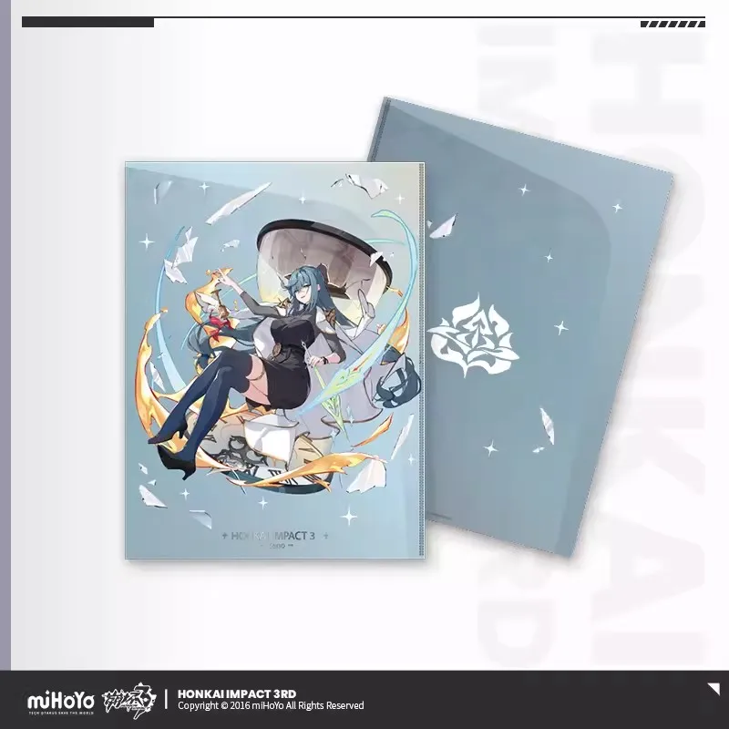 miHoYo Official Honkai Impact 3 Elysia Bronya Stigma Series Folder The Fawless Man Anime Fashion Surrounding Birthday Gifts