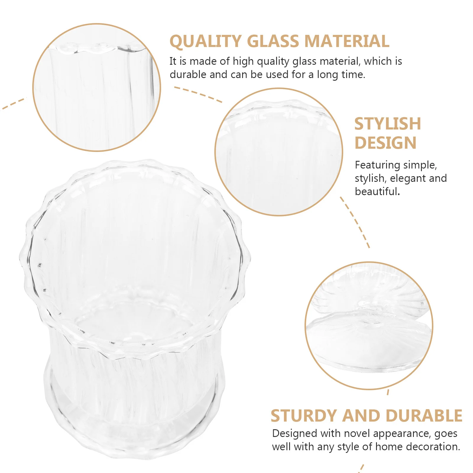 حامل أكواب زجاجي لديكور المطبخ في غرفة المعيشة، شمعدان عشاء رقيق، زينة طاولة الحفلات، ضوء الشموع لسطح المكتب #1