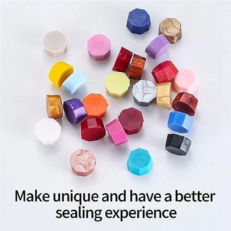 AS63-Wax Seal Kit Sealing Wax Granules DIY Craft To Make Wax Seals Fit For Wax Seal Stamps