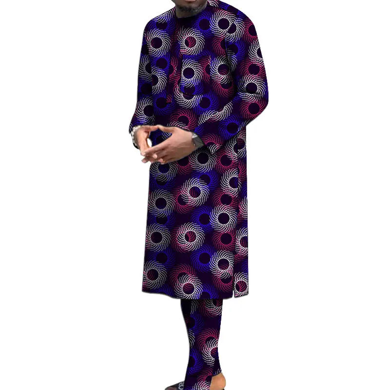 men's-long-shirt-set-dashiki-print-caftan-top-with-elastic-waist-pants-tailored-original-design-african-couture