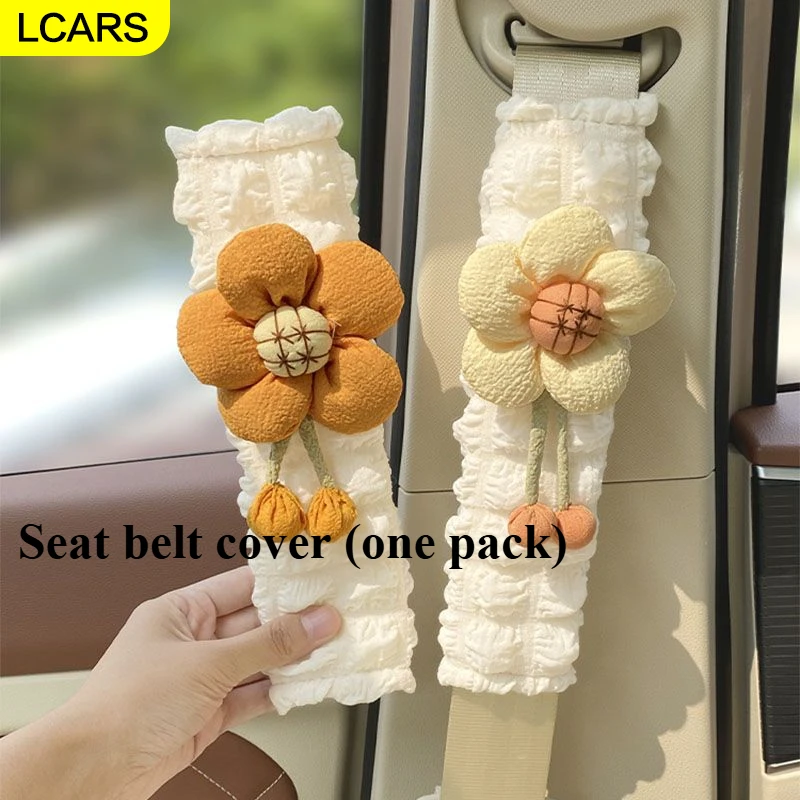 

Lcars-Car Seat Belt Cover, Fresh Style Car Accessories, Women's Car Supplies, Suitable for Most Models
