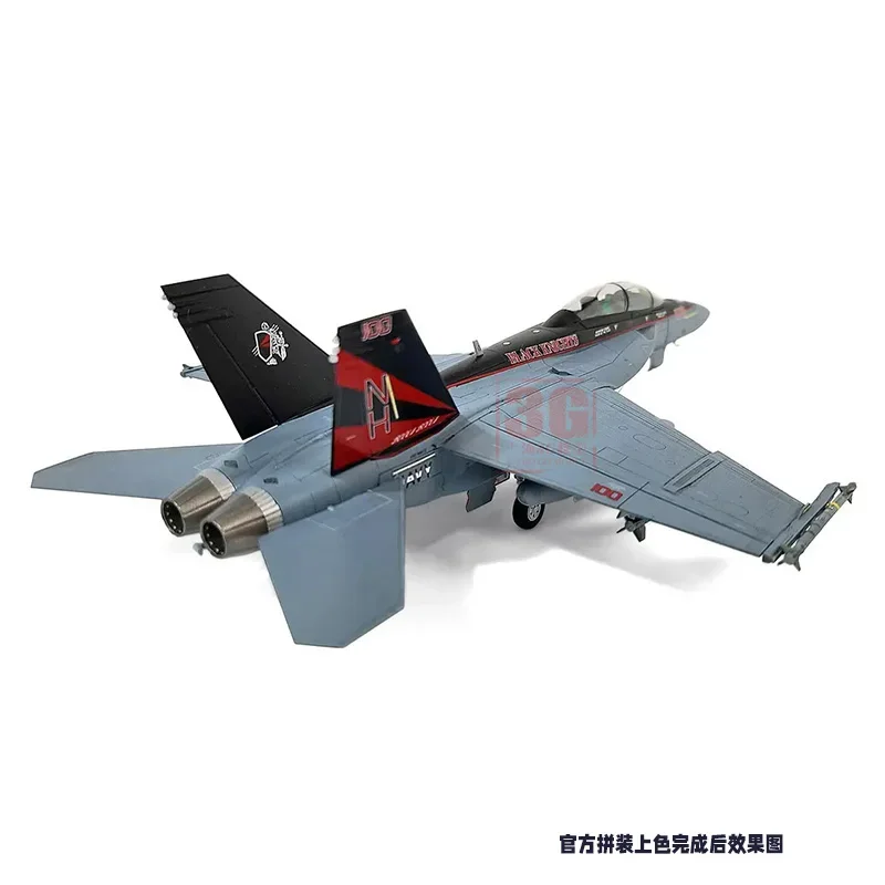 Kit de modelo em escala de montagem de plástico Academy 12577 USN F/A-18F VFA-154 Black Knights 1/72