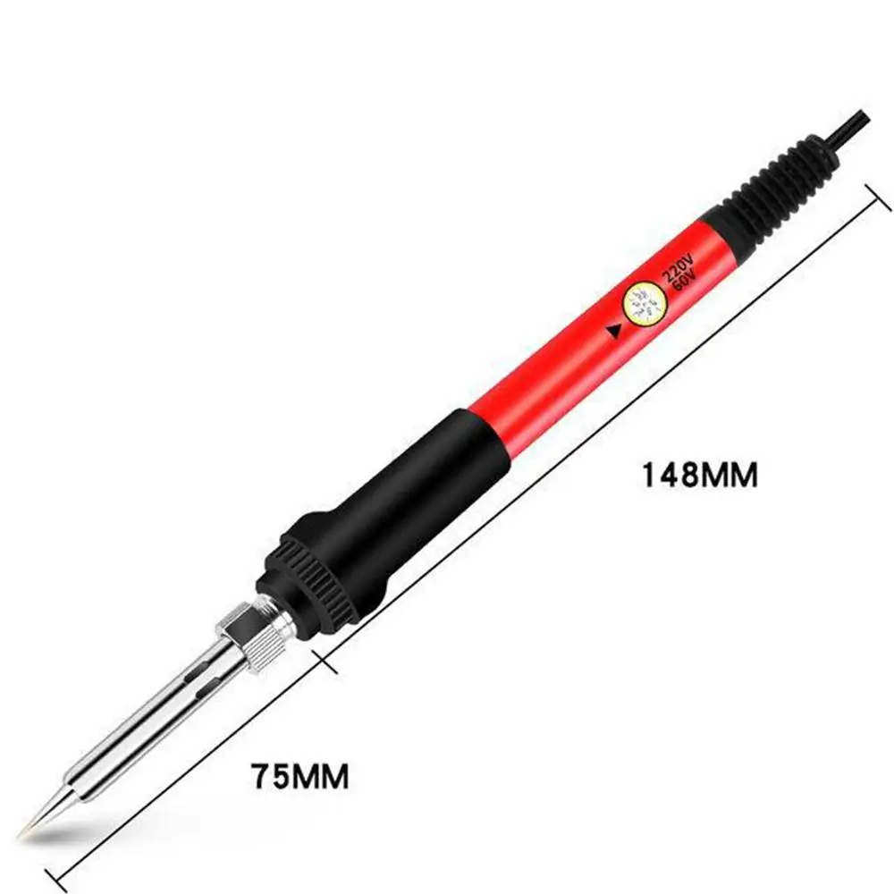 Mini Soldering Iron Adjustable Temperature Electric Solder Iron Rework Station Mini Handle Heat Pencil Welding Repair Tools 60W