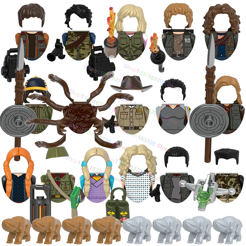 

New Movies Strangered Figures Building Blocks Thingings Mini action toy dolls assemble Toys Kids Gifts G0195 G0196