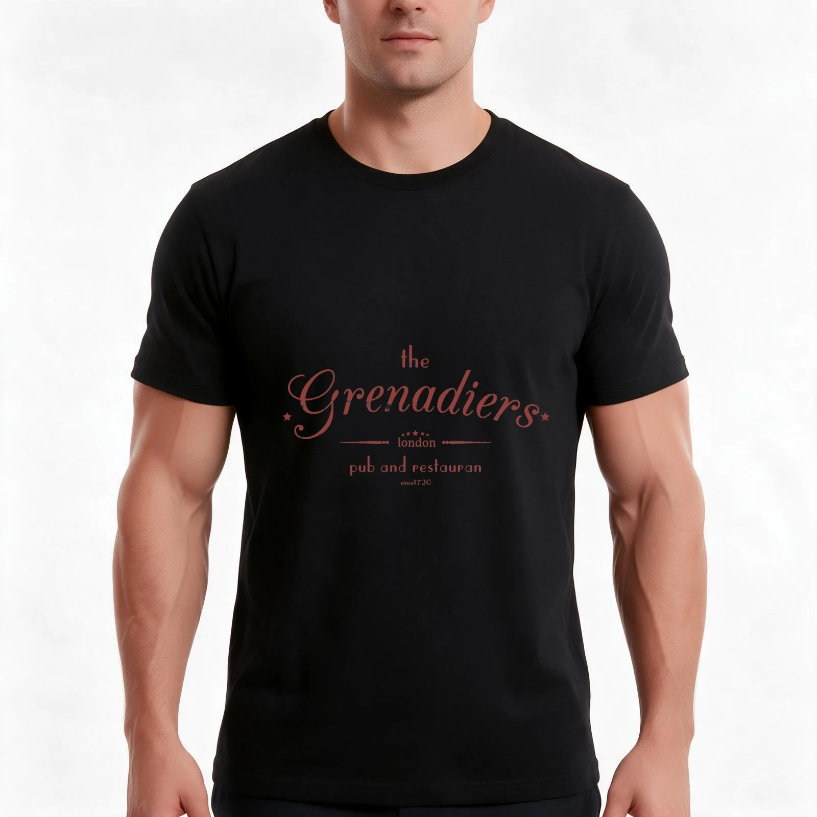 The Grenadiers T-Shirt, Summer Casual Cotton Tee, Oversized Streetwear Tops, Vintage Graphic Print, Loose Fit Short Sleeve