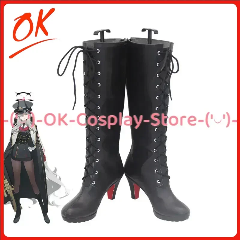 

[Индивидуальный] Синий Архив Hanuma Makoto Обувь для косплея Игра Костюм для ролевых игр Хэллоуин Карнавал Праздничная вечеринка Сапоги из искусственной кожи