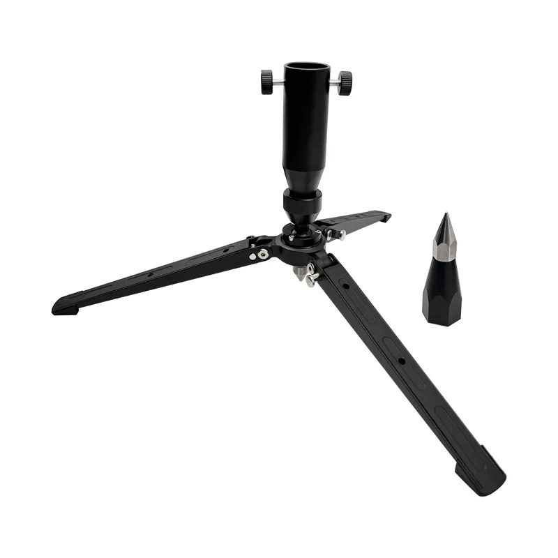

Surveying Pole Stabilizer Range Pole Ground Stand Base, Foldable Stakeout Pole Rod Floor Guide Star Fixed Holder