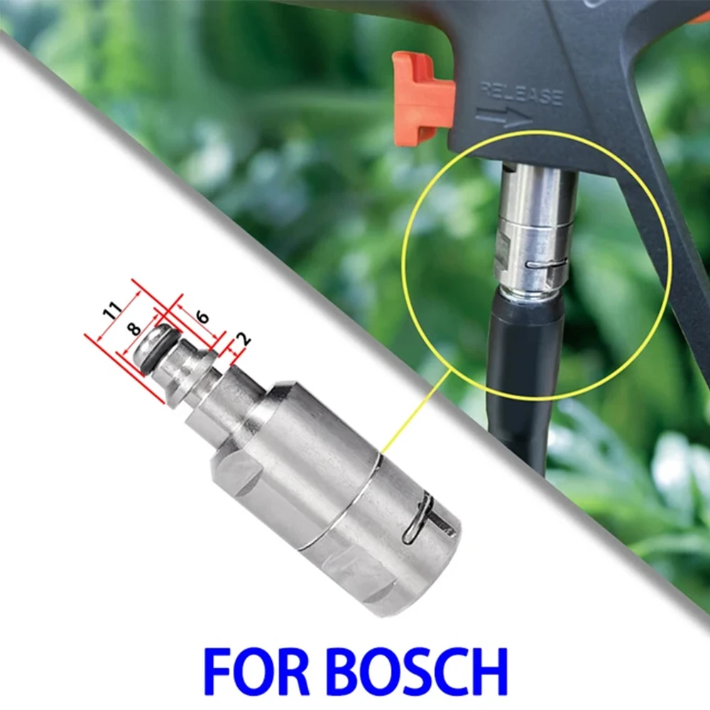 Imagem -03 - Adaptador Anti-emaranhado para Limpeza o Pistola de Água Quick Connect Acessórios Bosch Quick Connect de Alta Pressã