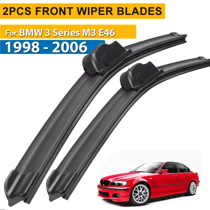 

Wiper LHD Front Wiper Blades For BMW 3 Series M3 E46 1998 - 2006 Windshield Windscreen Window Car Rain Brushes 22"+20"