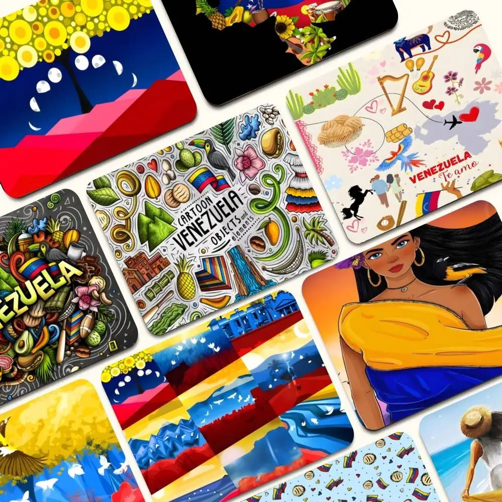 Aesthetic Art Venezuela Animation Cartoon Anime Gaming Mouse Pad Keyboard Mouse Mats Smooth Company Writing Desk Mats