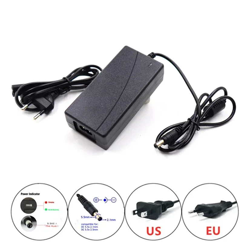 60V 16S2P 50Ah 18650 Rechargeable Li-ion Battery Pack 67.2V Lithium Ion 50000mAh with BMS,Charger