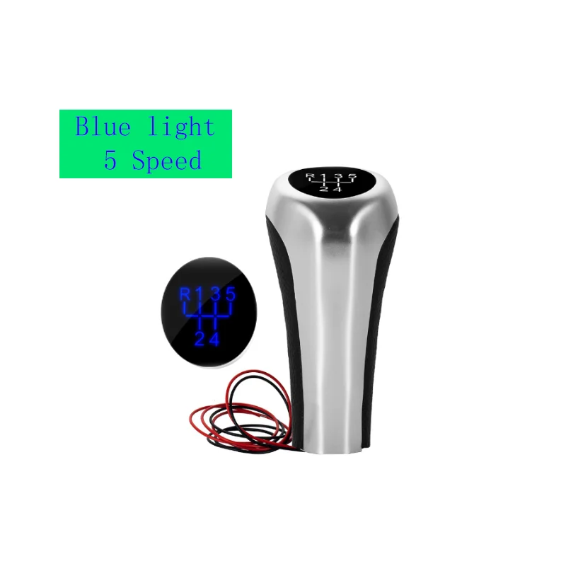 

5/6 Speed LED Gear Shift Knob Backlight for BMW E46 E90 E91 E92 E36 E82 E87 E88 F30 X1 X3 X5 Manual Shifter Lever Handball