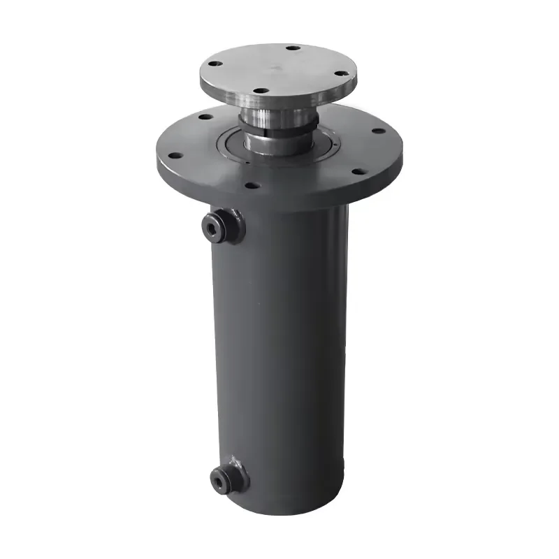 High-quality High-precision Cast Iron Double-acting Flange Cylinder Linear Actuator 50-ton Hydraulic Cylinder 1500mm