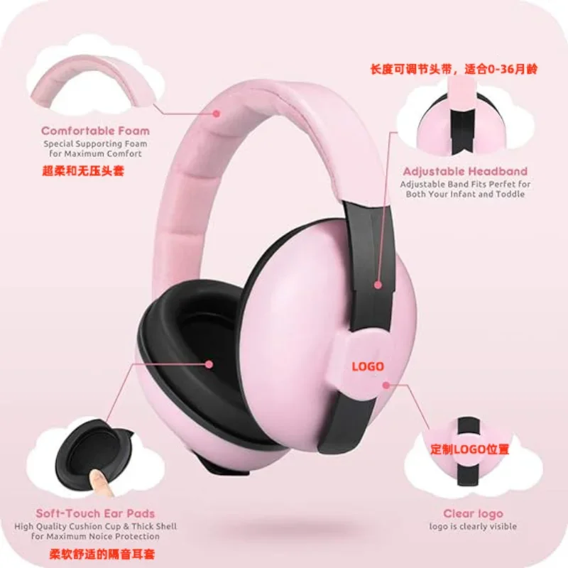 الطفل حماية السمع غطاء للأذنين الحد من الضوضاء عزل الصوت النوم غطاء للأذنين مكافحة الضوضاء غطاء للأذنين تحلق الأذن حماة #1