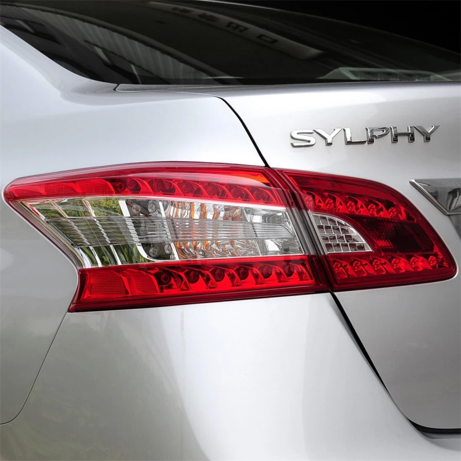 For Nissan Sylphy 2012 2013 2014 2015 Car Supplies Replacement Car Lights Shell Rear Position Light Car Taillight Lens Cover