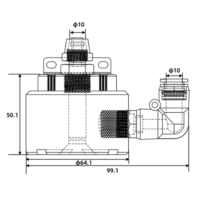 XS16D Air‑Operated Diaphragm Transfer Pump for Waste Oil Water Coolant Machine Tool Fluid Suction Removal