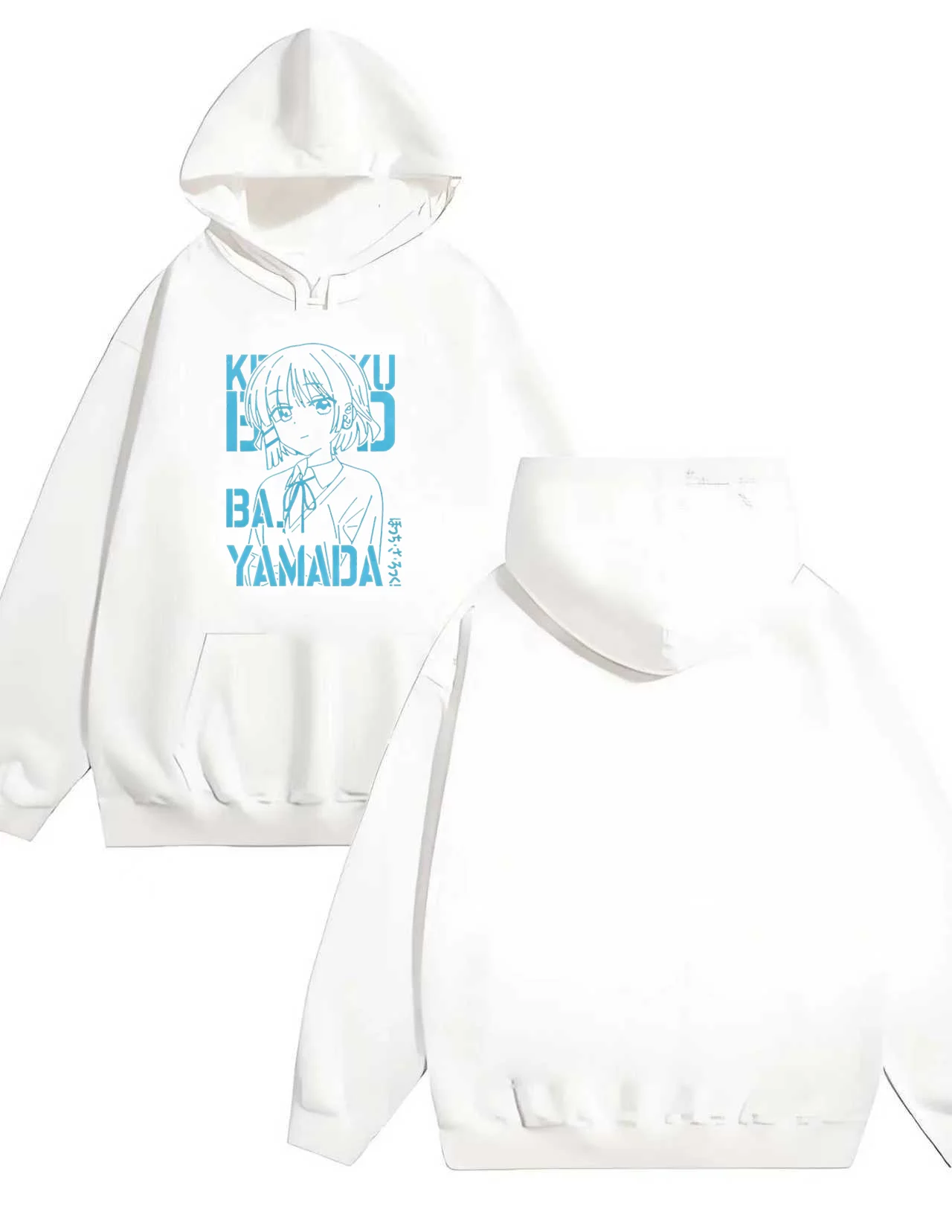 

2025 Новая сверхпрочная толстовка с капюшоном с принтом для девочек в стиле аниме, 330 г, подходит для мужчин и женщин