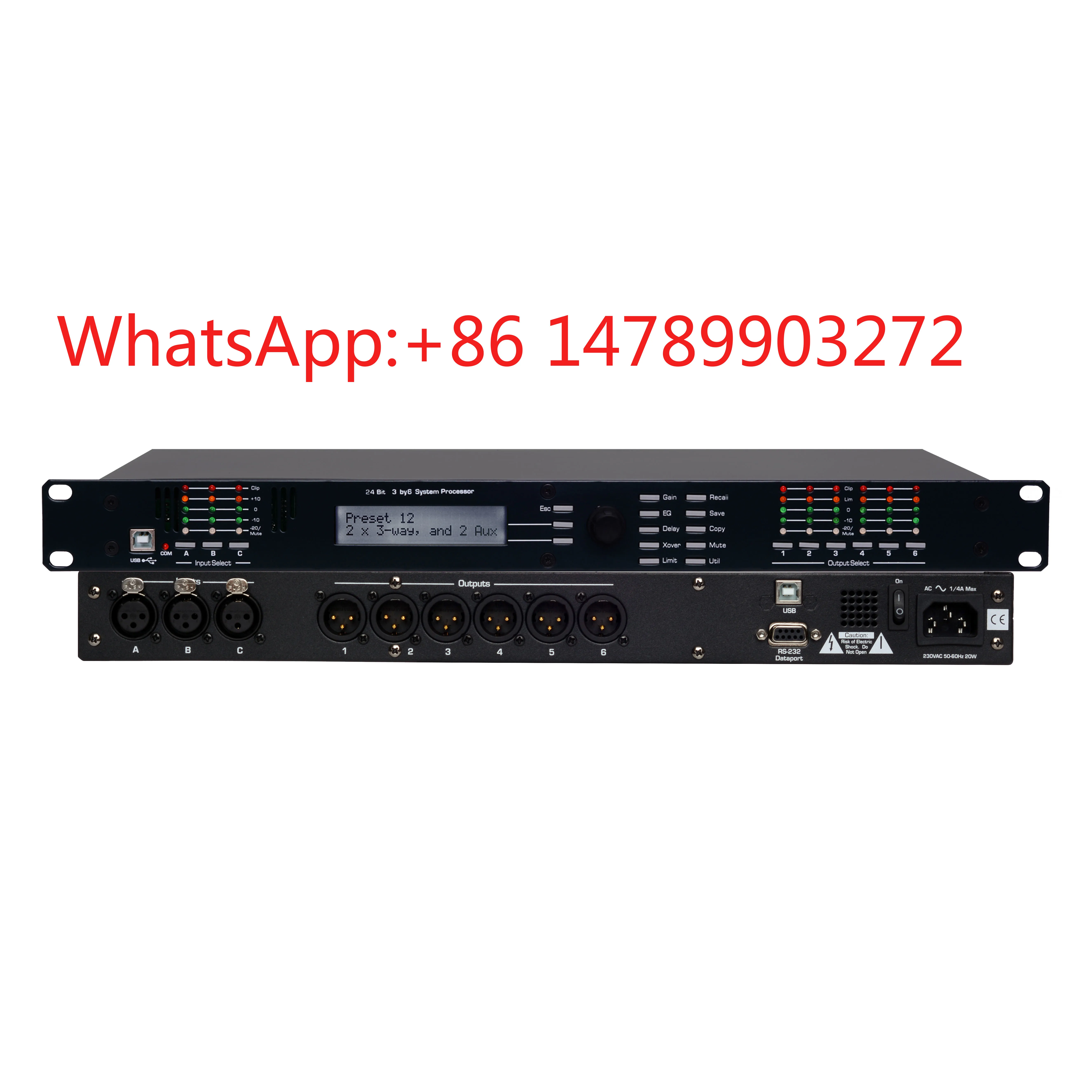 

Upgraded High-Performance DSP Audio Processor Stage KTV Live Professional Sound Equipment