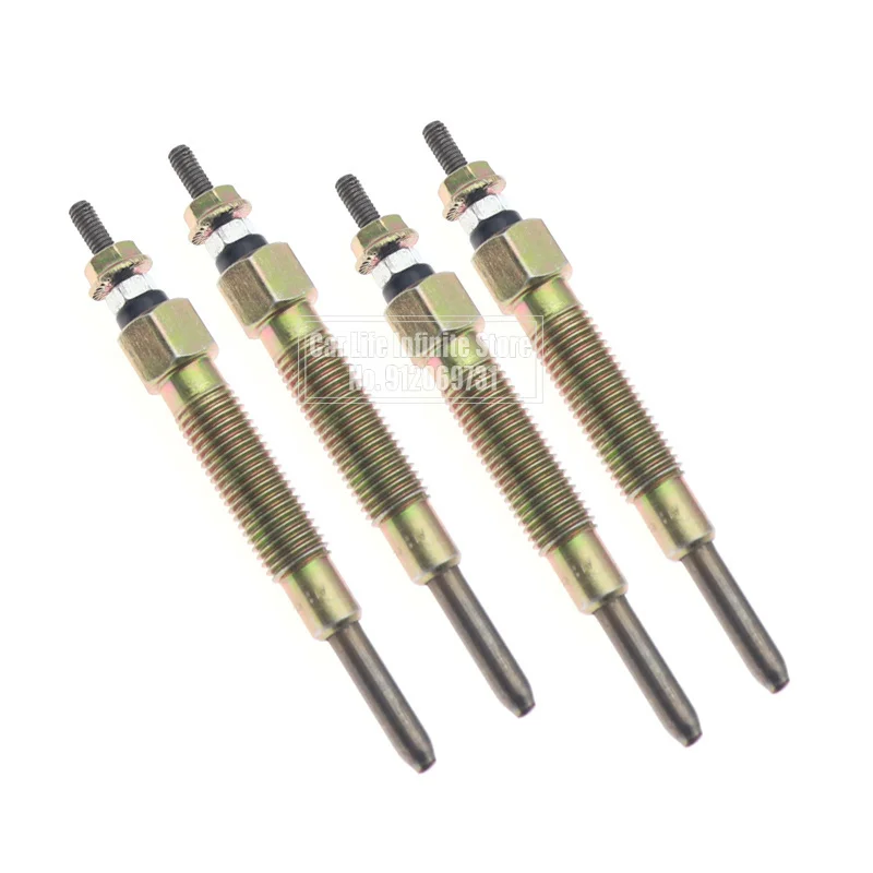 Juego de 4 bujías incandescentes para calentador diésel de doble núcleo para Nissan Urban 2003 /TD25/TD27/PN-165/11065-43G01, accesorios de modificación