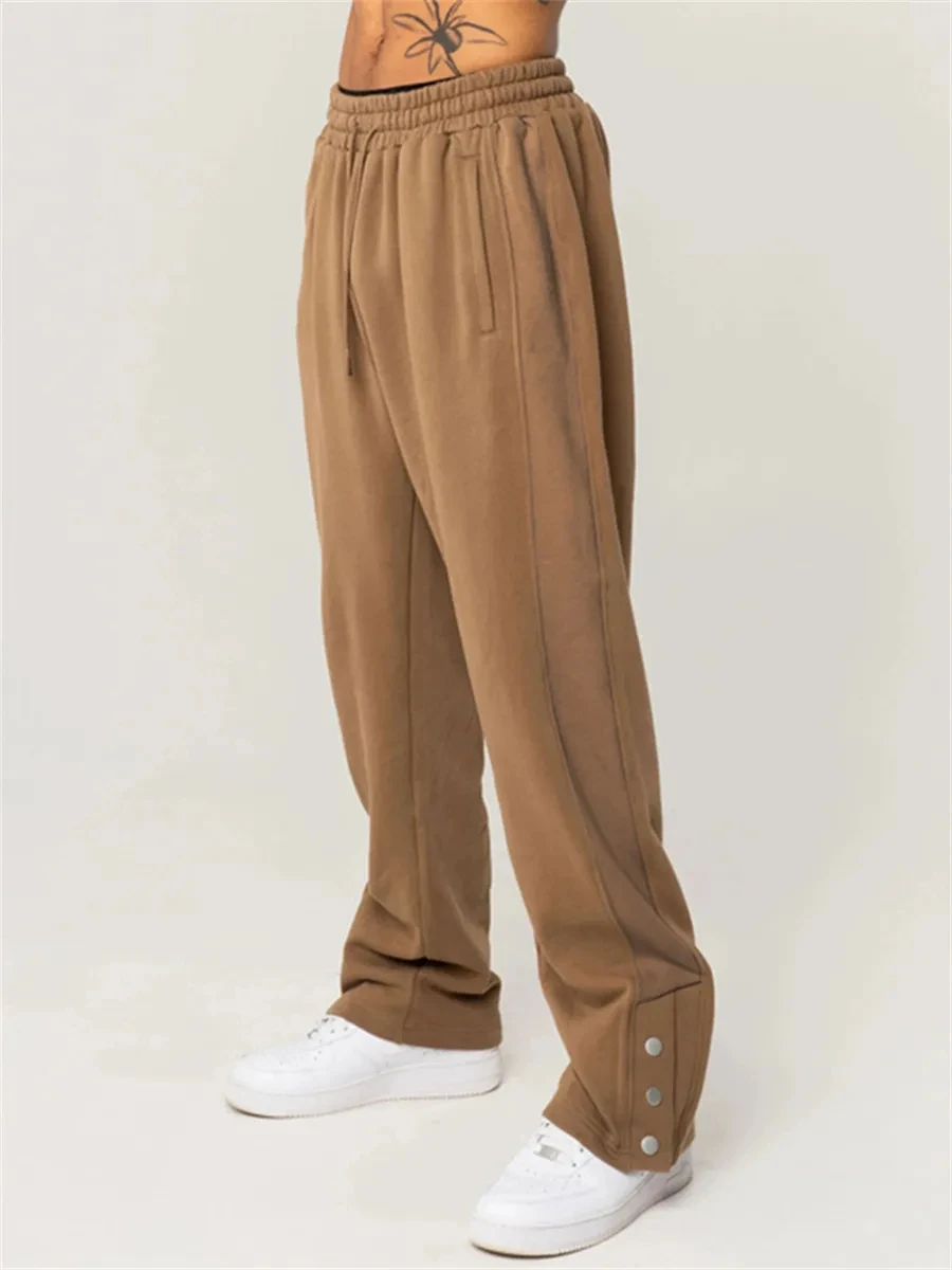 

2023 Spring Autumn Sweatpants Men and women Sport Jogger Striped Patchwork Wide Leg Sportswear Fashion Tracksuit Streetwear