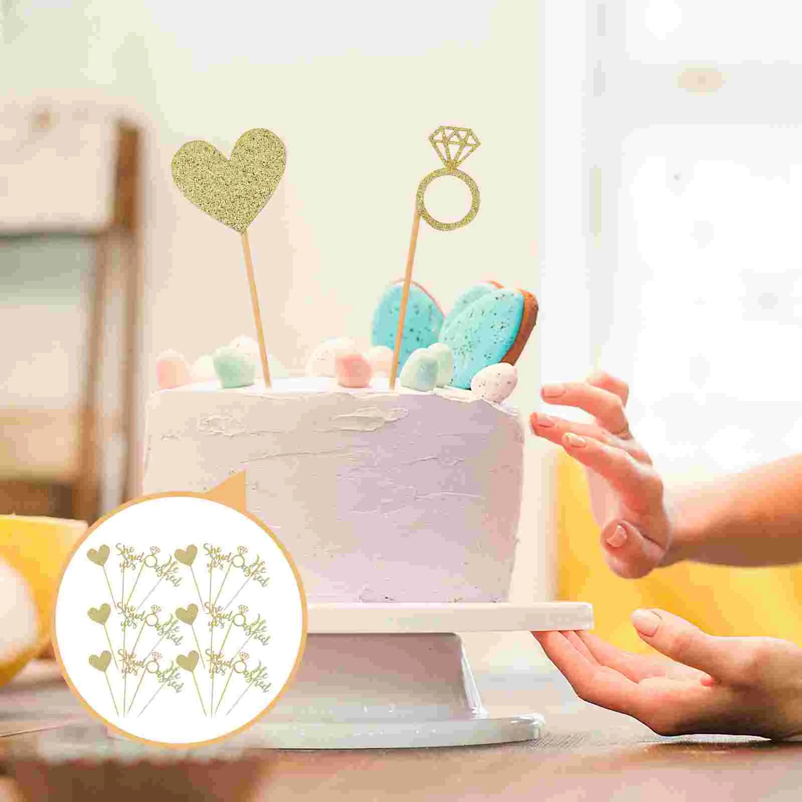 24 шт., кольцо-Топпер для торта