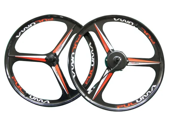 36v48v 240w350w500w 26Inch Brushless Motor+Magnesium Alloy Wheel for Electric Bike MTB Accessory Intelligent Bicycle Diy Part