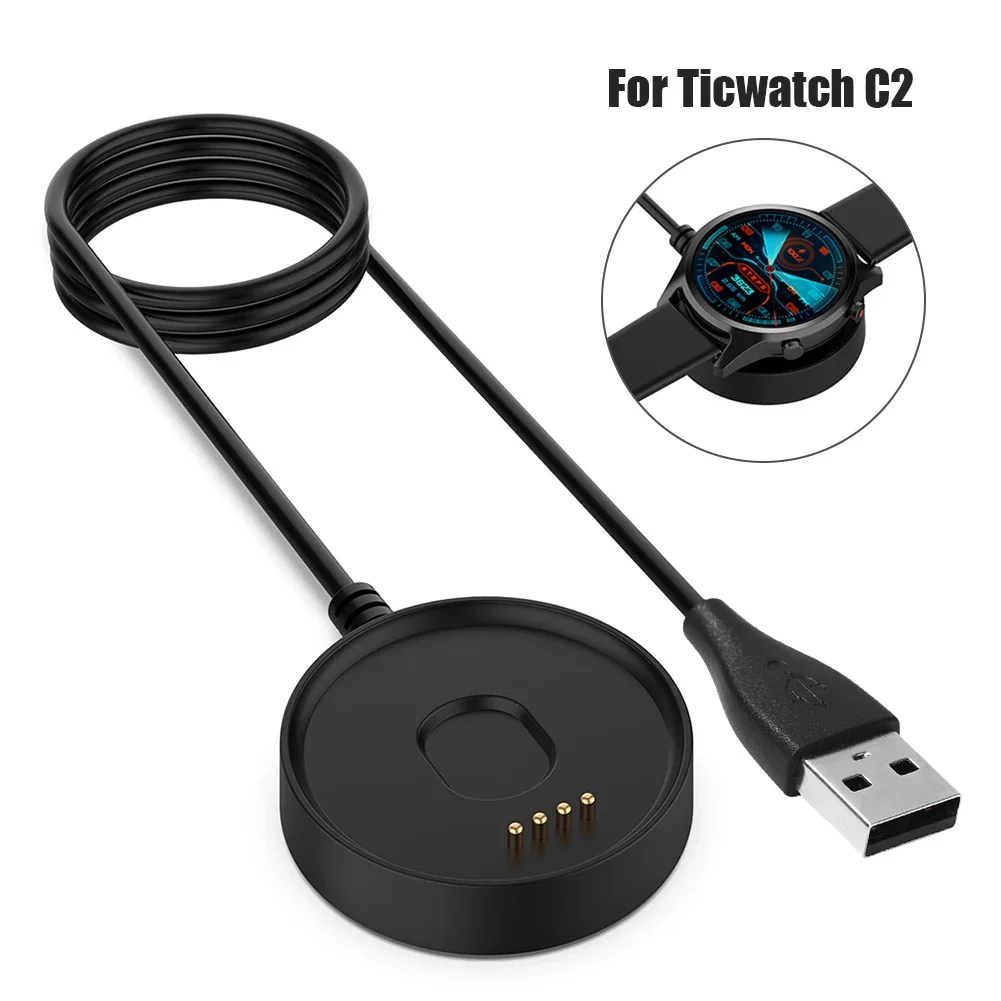 

USB Charger Base Cradle for Ticwatch C2 Smart Watch Charging Dock Cable Magnetic Charger Base Accessories