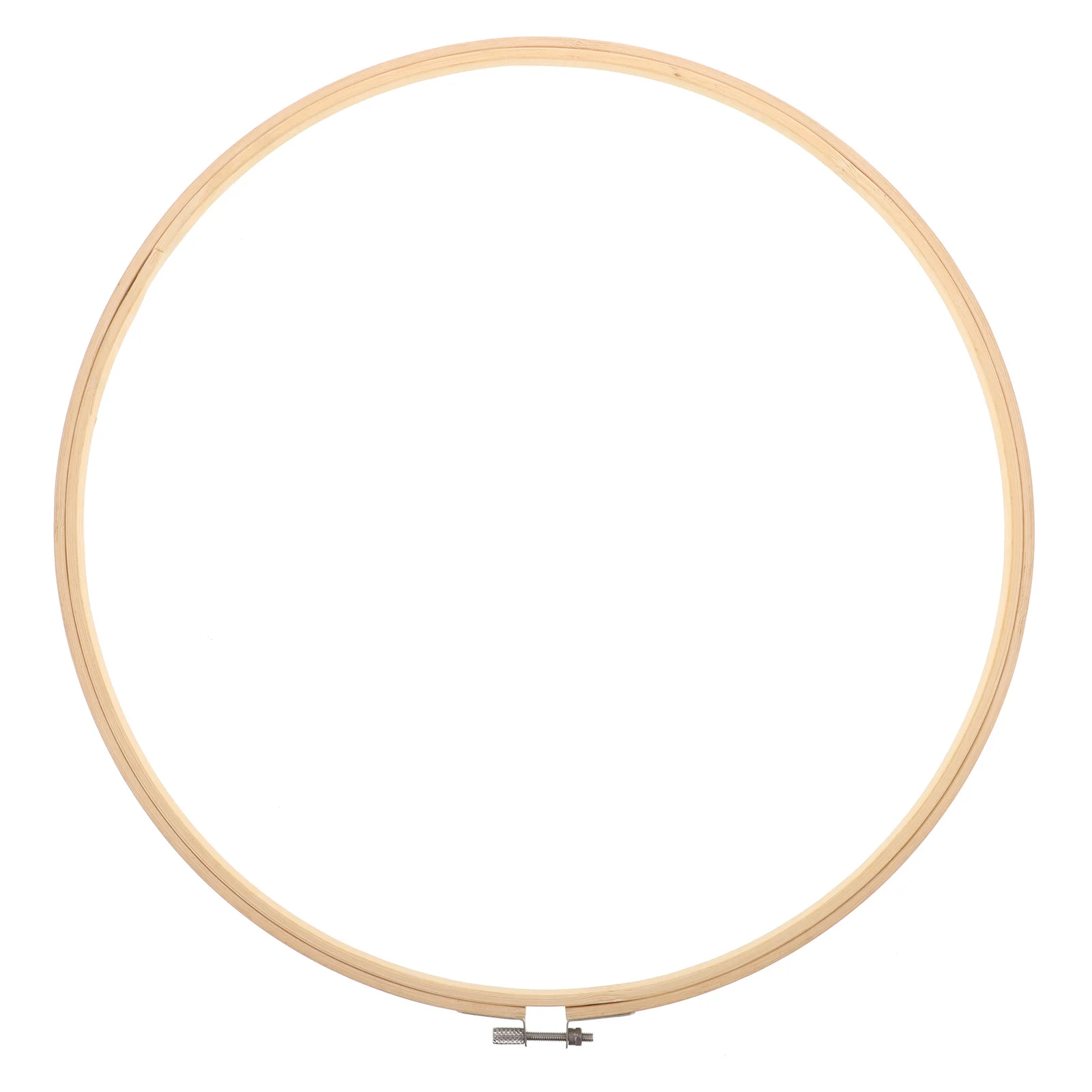 1pc 40Cm Bamboo Embroidery Hoop Set Diy Circle Frame For Cross Stitch Needlework Craft Wall Decoration Embroidery Circle Frame