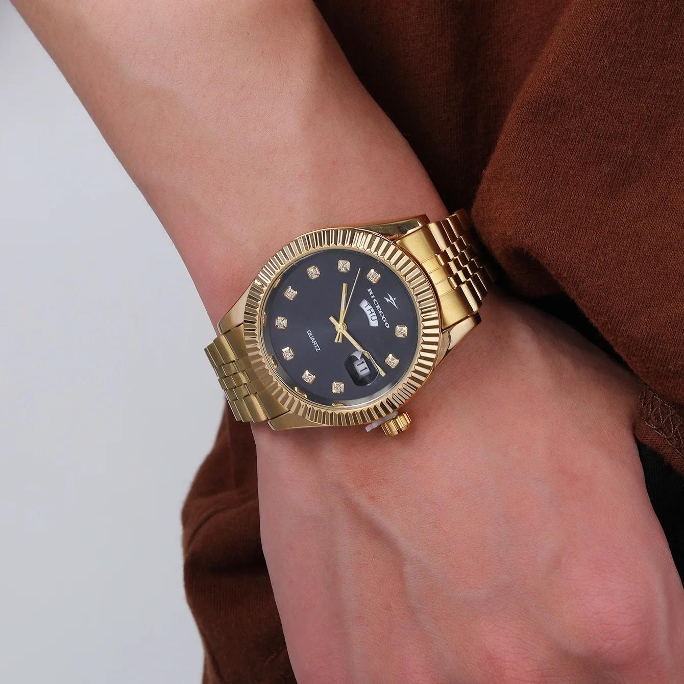 Sport Men Wristwatches Casual Simple Fashion Calendar Week Quartz Watch Male Watches Reloj for Christmas New Year Gifts
