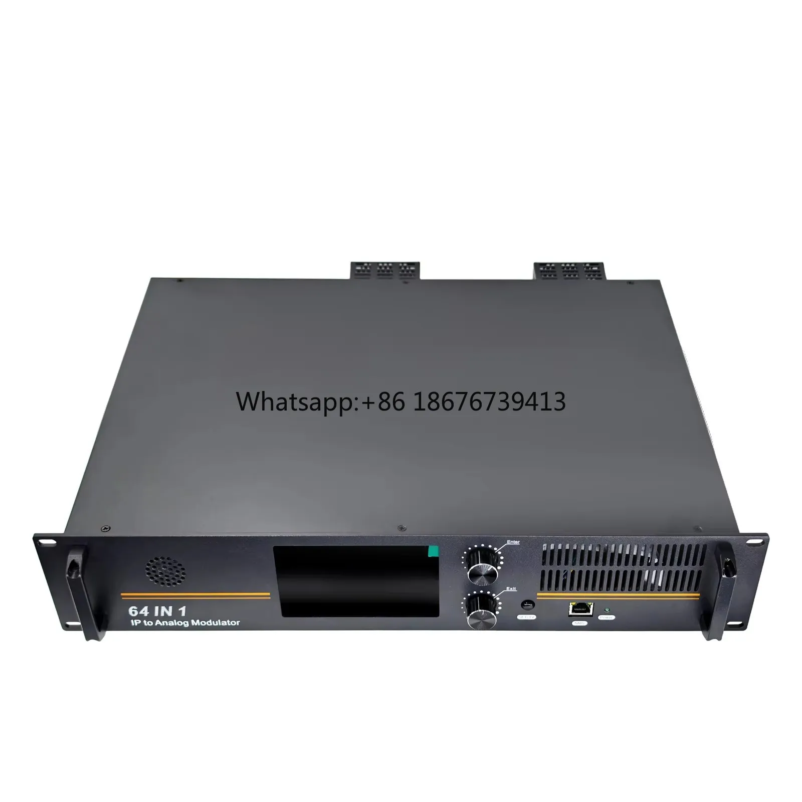 16 in 1/32 in 1/48 in 64 in One Channel IP Analog Modulato Ip to Analog Modulator Support for Output Channels and Volume Control
