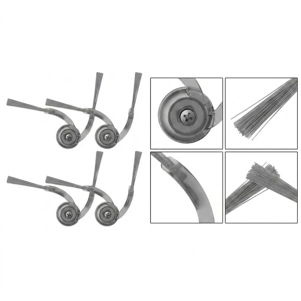 4 Replacement Side Brushes for Roborock For Saros 20X Robot Vacuum Cleaner Compatible Fit Designed for Roborock For Saros 20X