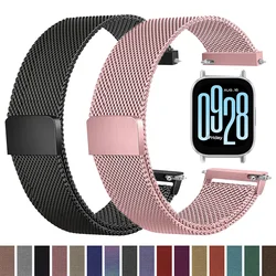 20mm 22mm Milanese Strap for Xiaomi Redmi Watch 5 3 Lite/Active Metal Solo Loop Stainless Steel for Xiaomi Watch S4 Wristband