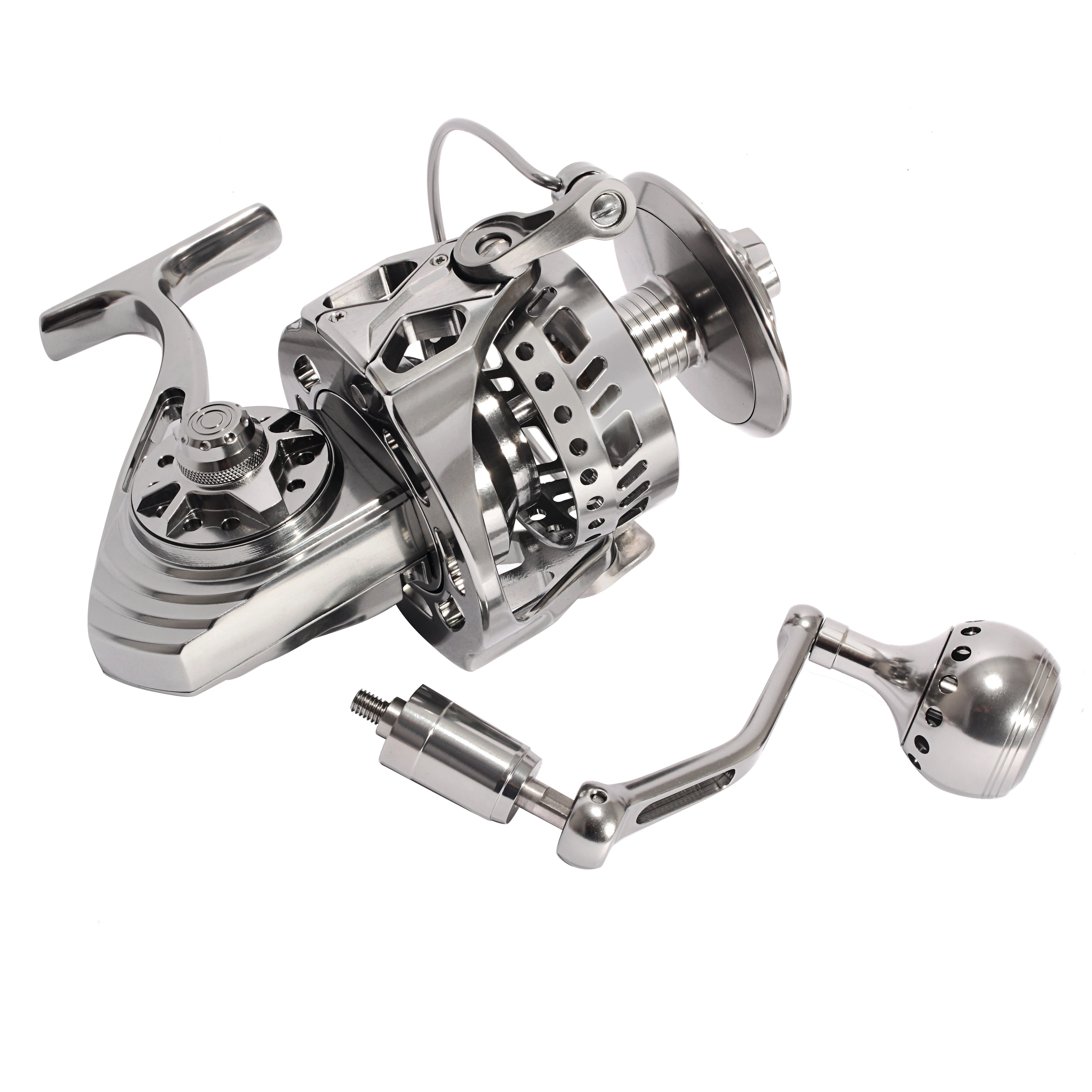 Powerful 35kg Drag Full Metal Fishing Reel 7000 Long Cast Heavy Duty Saltwater Reel for Boat Offshore Surf Big Game Fishing