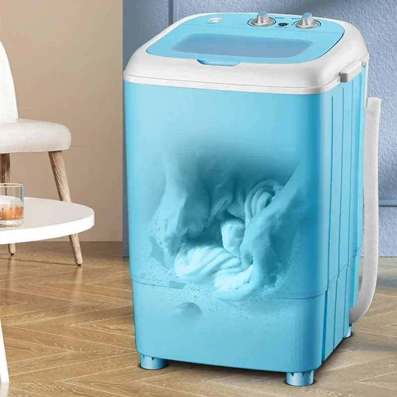 Lavadora doméstica semiautomática de gran capacidad, chaqueta de lavado, ropa de algodón, bacteriostato con luz azul, 7,5 KG