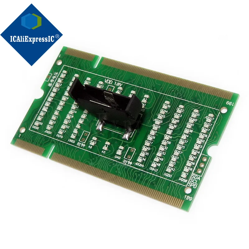 1pcs/lot Laptop Memory DDR2 dual illuminated test card pros and cons to dual-use tester In Stock