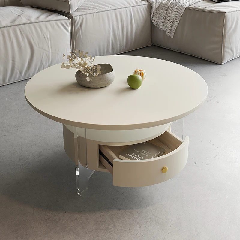 

m Storage Trendy Coffee Table Unique Display Minimalist Modern Center Tables Luxury Design Stolik Living Room Furniture m