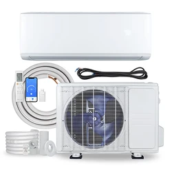 DC inverter heat pump AC wall-mounted ductless mini-split air conditioning system with WIFI control