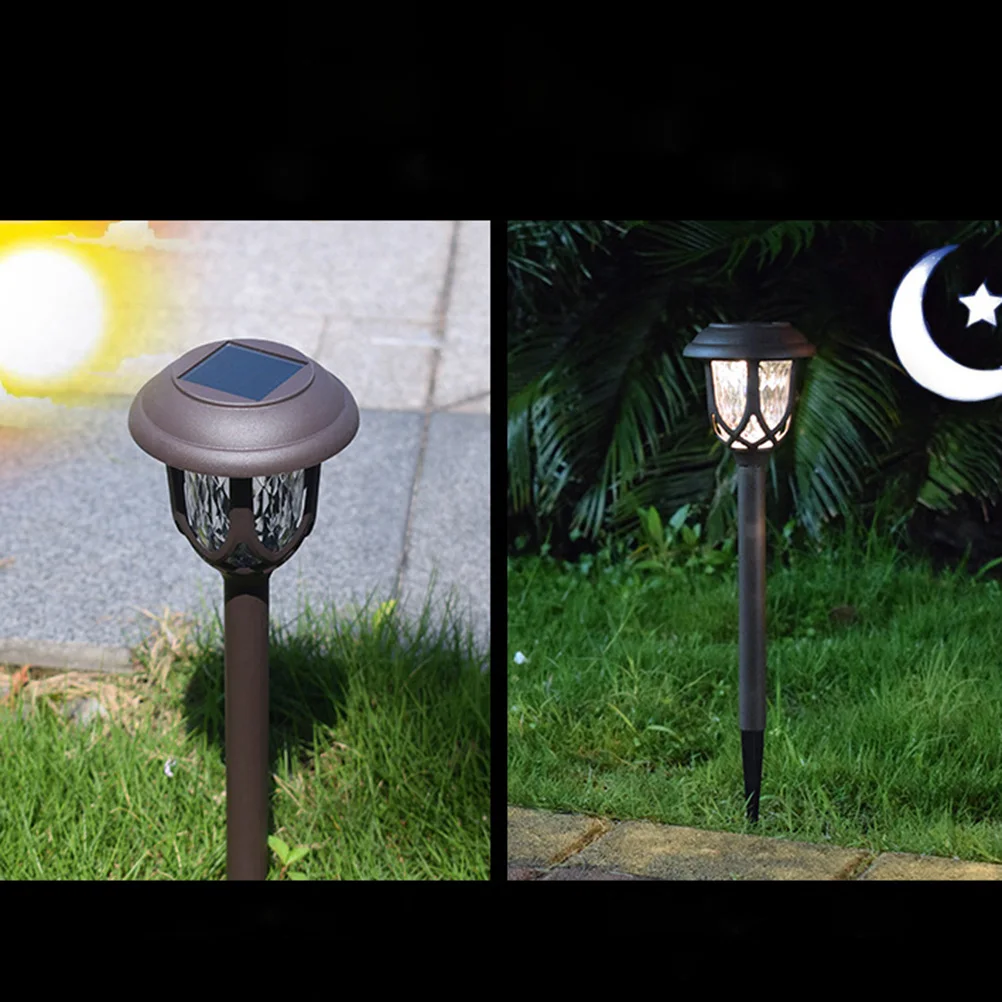 

2 Pcs Solar Garden Light Outdoor Led Lights Lamp Lamps Spotlights Decoration Christmas for Headlight with Panel Street