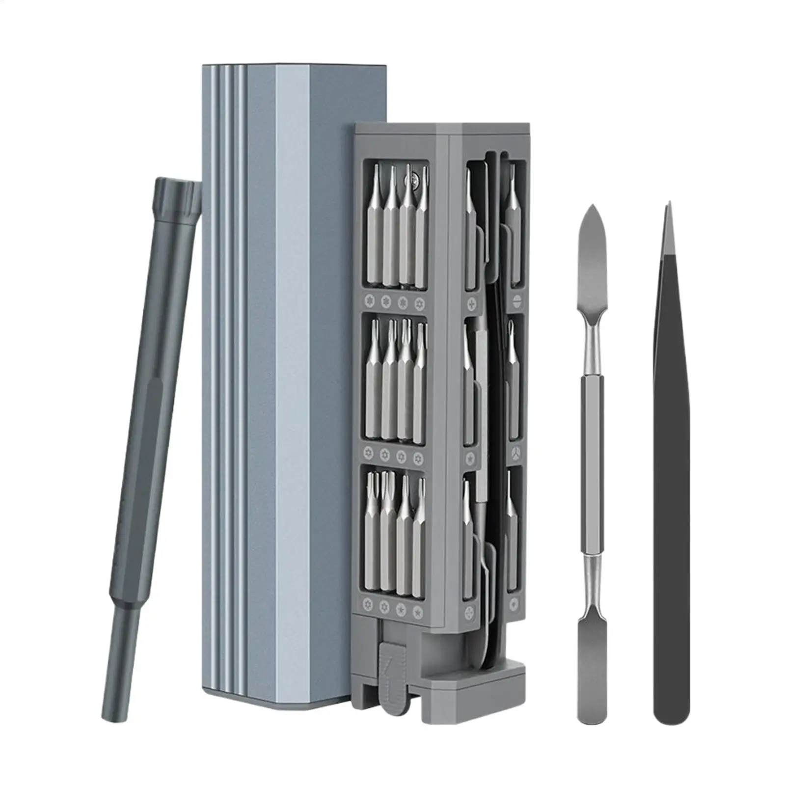 

Набор прецизионных отверток, многофункциональный магнитный мини-набор для ремонта, комбинированный инструмент для разборки, 42 насадки