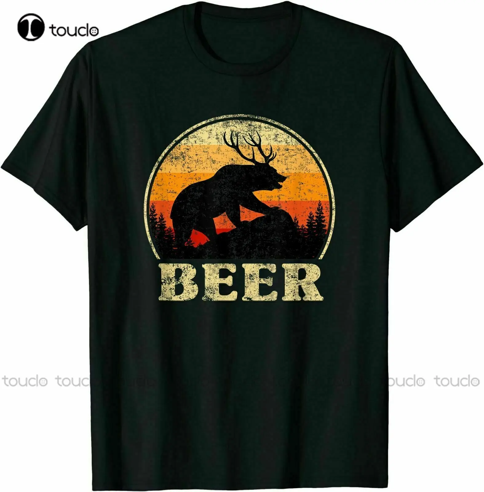 

Bear + Deer = Beer Funny Drinking Beer T-Shirt Cotton Trend 2021 Size M - 3Xl Shirt For Men Custom Aldult Teen Unisex Xs-5Xl