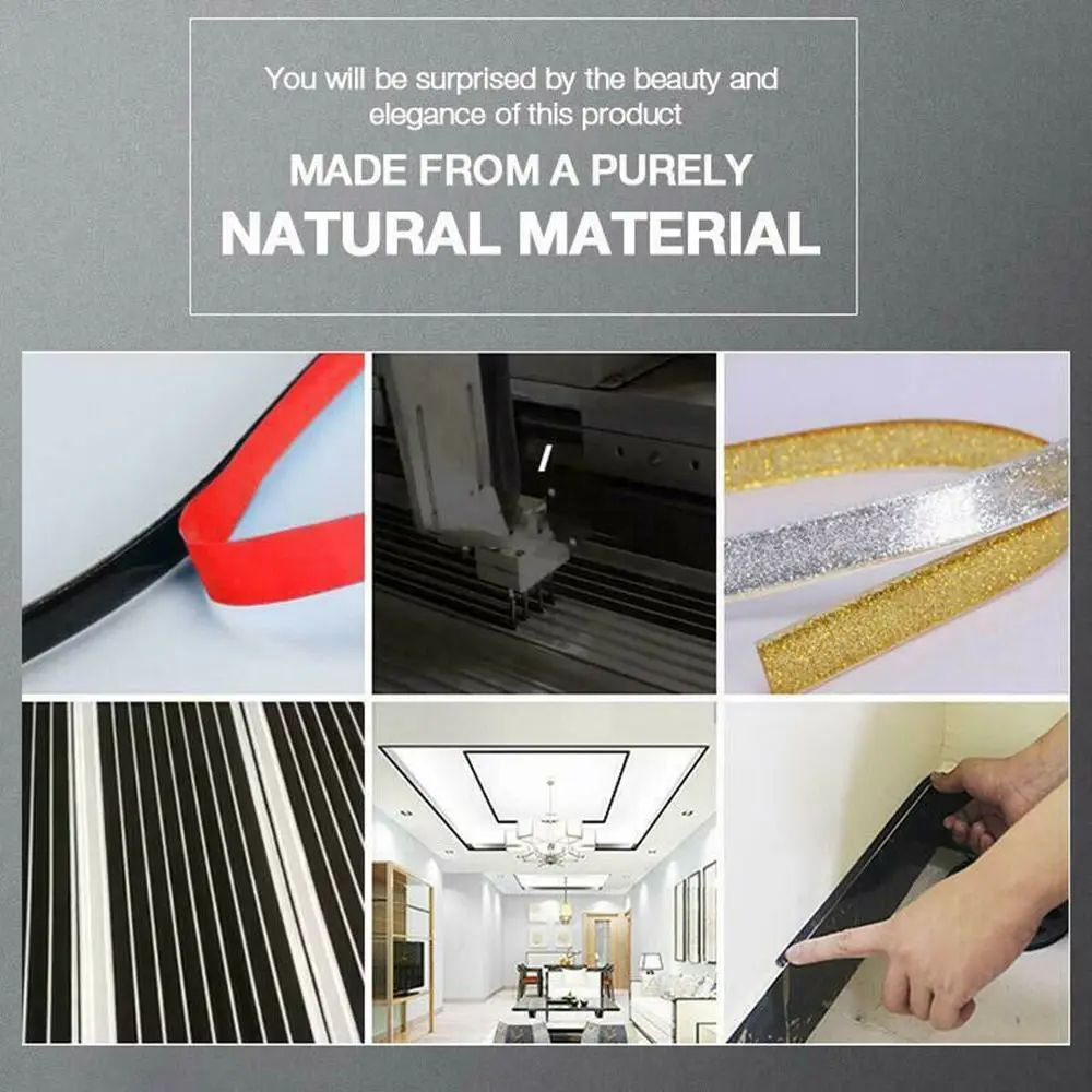 20M Self-Adhesive Seam Sticker Tile Stickers Sealing Strip Waterproof Wall Floor Tile Beauty Home Decor Gap Tape Crevice Line view 5