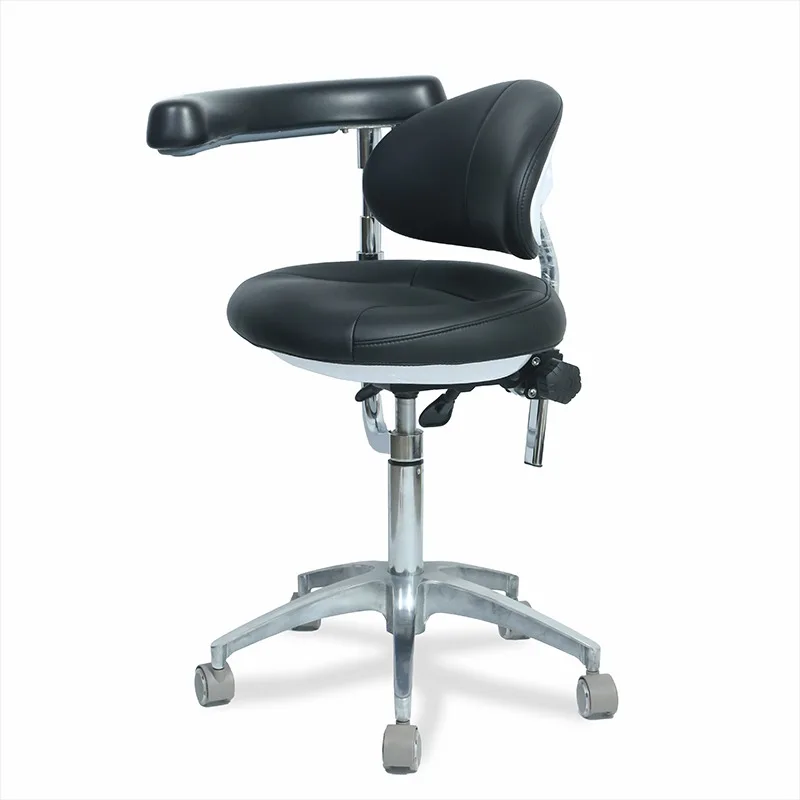 Multi functional chair lifting, rotating armrest, backrest adjustment