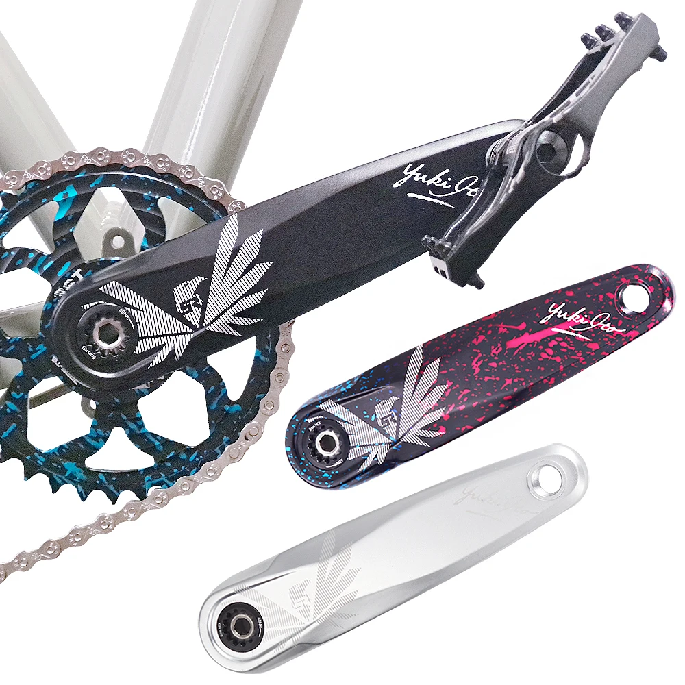 

горный велосипед gxp manivelas rota negativo dentes mordedores linha reta camuflagem manivela eixo тела acessórios bicicleta