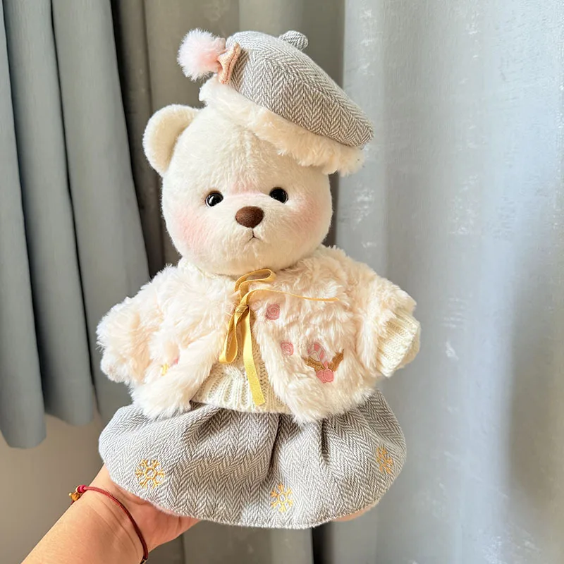 30cm Doll Clothes Plush Toys Cosplay Clothes Warm Sweater Belle Cute Decoration Creative Birthday Gift Toy Anime Accessories