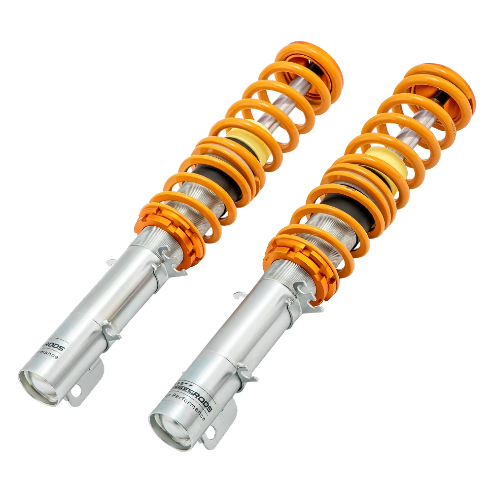 Coilovers Coil Spring Shock Strut Kit Suspension for VW Golf MK IV 1J1 FWD 98-07 Adjustable Coilover Suspension Lowering Set