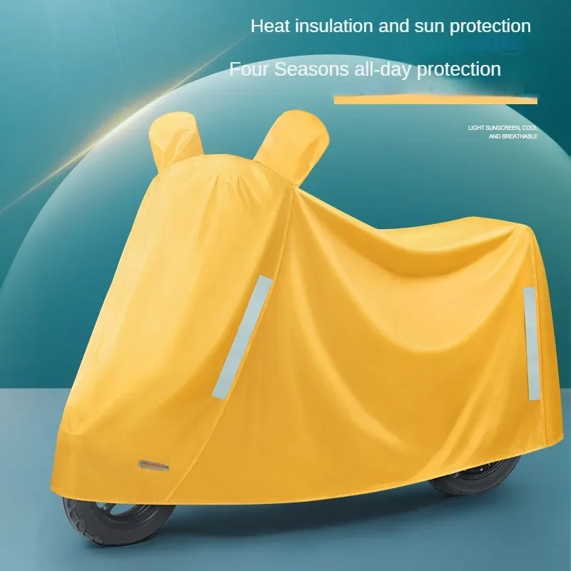 Electric Scooter Rain Cover Motorcycle Sun Protection and Waterproof Car Clothing Scooter Dust and Raincoat