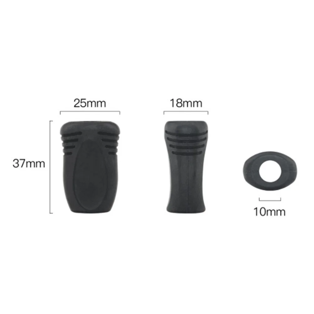 Fishing Reel Handle Knobs Equipment 1pcs 37*25mm Baitcasting Black Comfortable Fish Tackle More Easier Parts Silcone