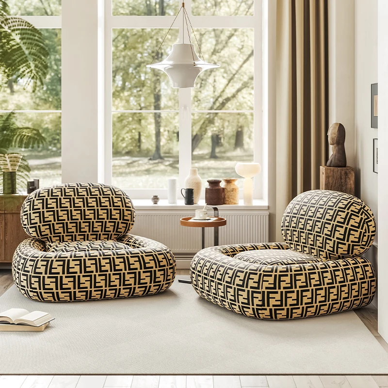 Divano singolo pigro di design per il tempo libero